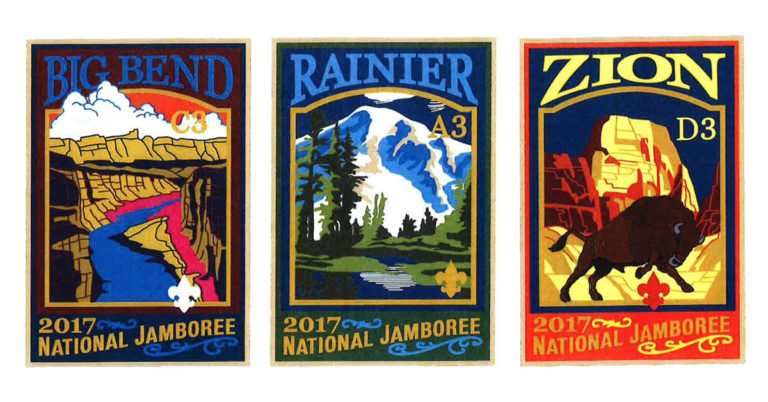 2017 National Jamboree subcamp patches