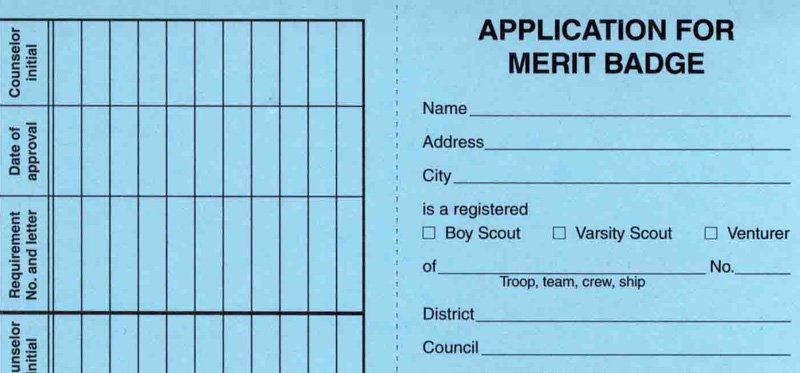 Ask the Expert: Can merit badge progress begin before a Scout gets his blue card? - Bryan on ...