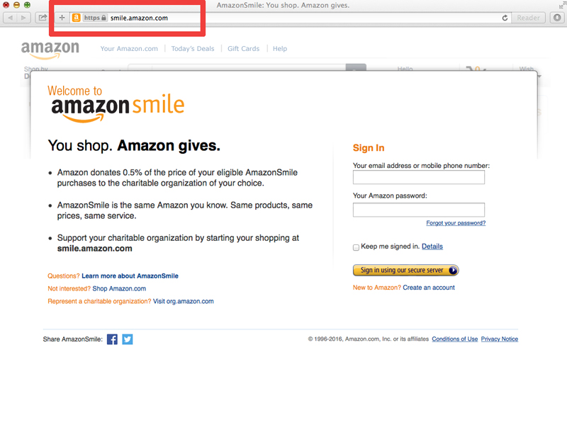 amazon-smile-step-1