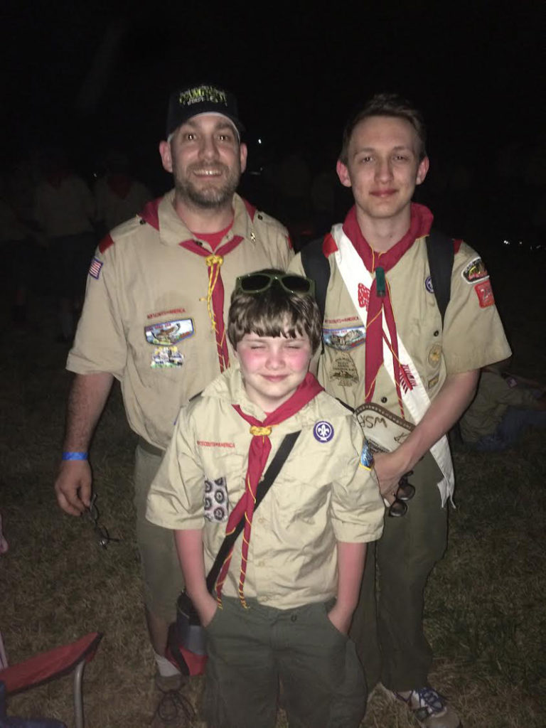 Mark, Kailen and Caiden