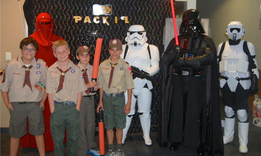 Star Wars blue and gold banquet 5