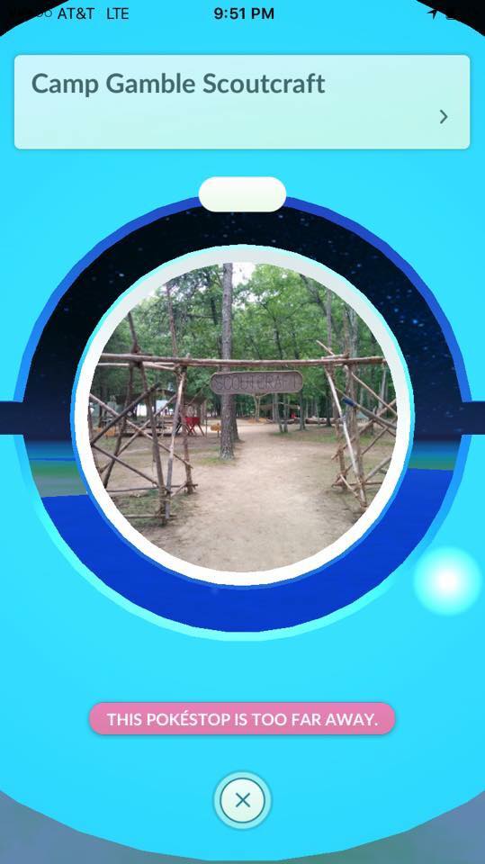 Camp Gamble PokeStop