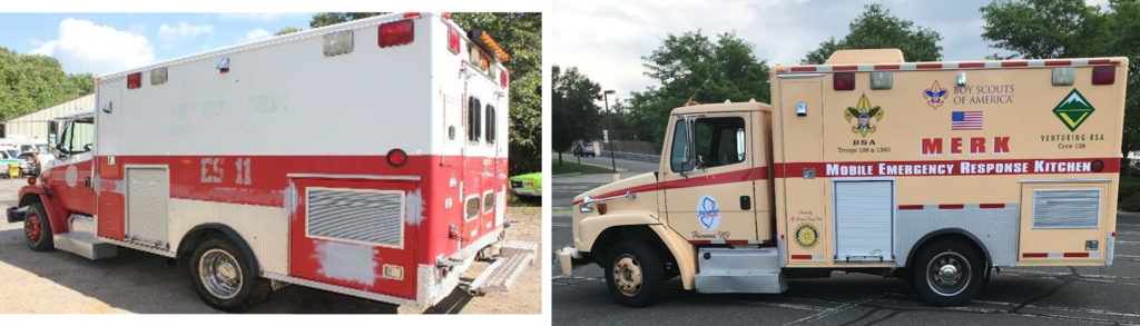 The MERK before and after.