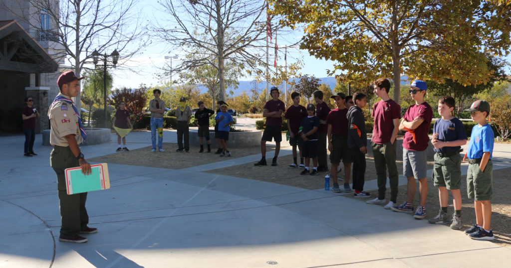 SPL talking to the Webelos