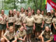Troop 5109 at summer camp.