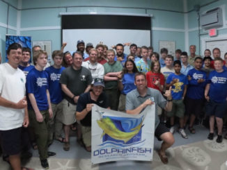 Group photo of dolphinfish program at Sea Base