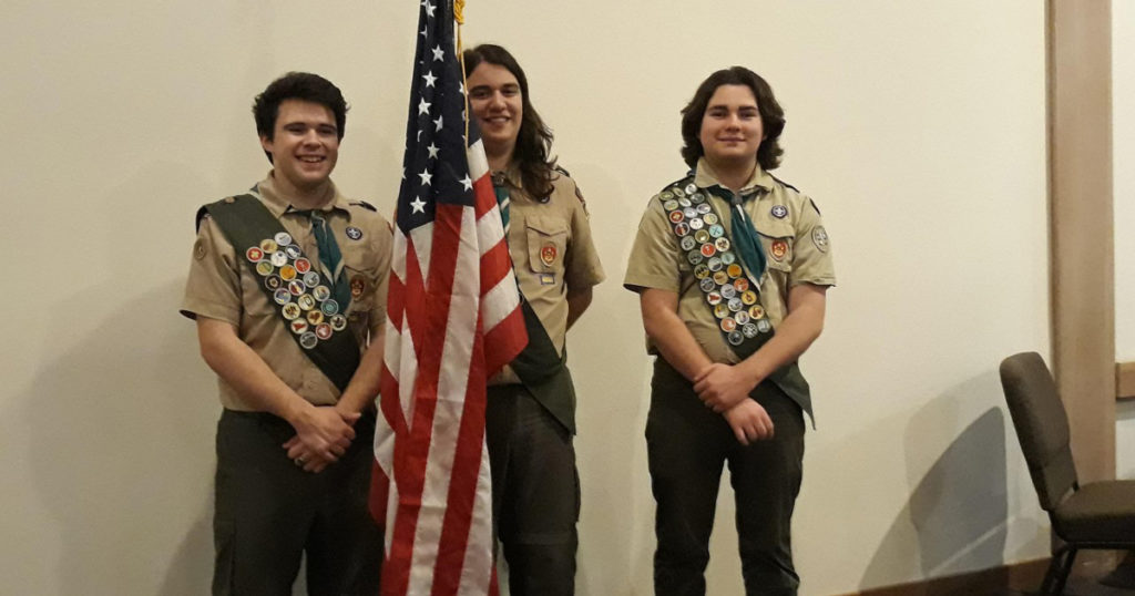 From left: Andrew Buchanan, Adam De Paolis and Andrew Nelson 