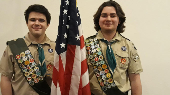 Andrew Buchanan (left) and Andrew Nelson