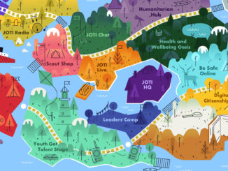 The JOTI virtual campsite shows some of the activities Scouts can enjoy from April 3–5, 2020.