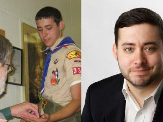 Brian Rosenthal as a Scout and today