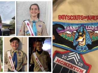 Left: Five of the newest members of the Tannu Lodge in Nevada.