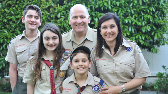 The Hovanesians, from left: Joseph, Ani, John, Danny and Tanya.