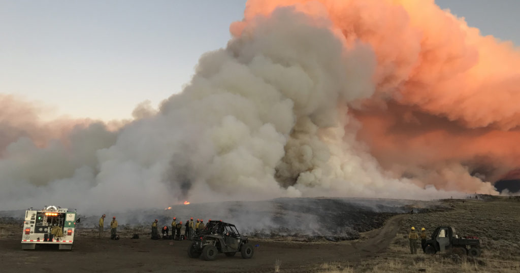 The Mullen Fire in Wyoming. Photo by Mike Huneke