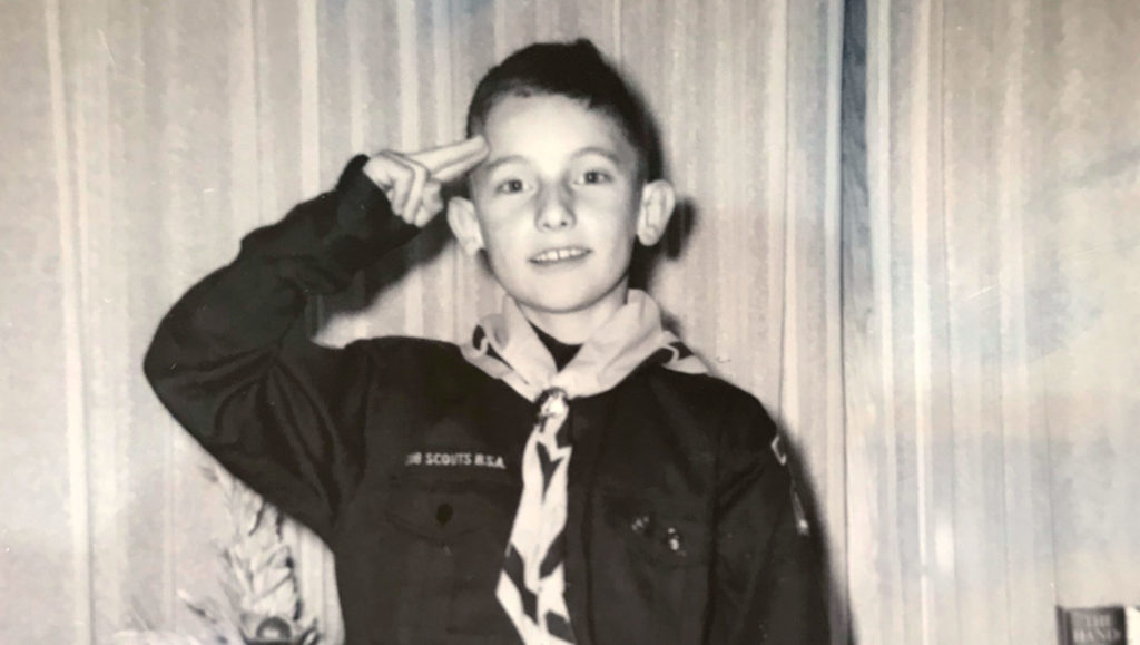 Paul Dye as a Cub Scout in the late 1960s. (Courtesy of Paul Dye)