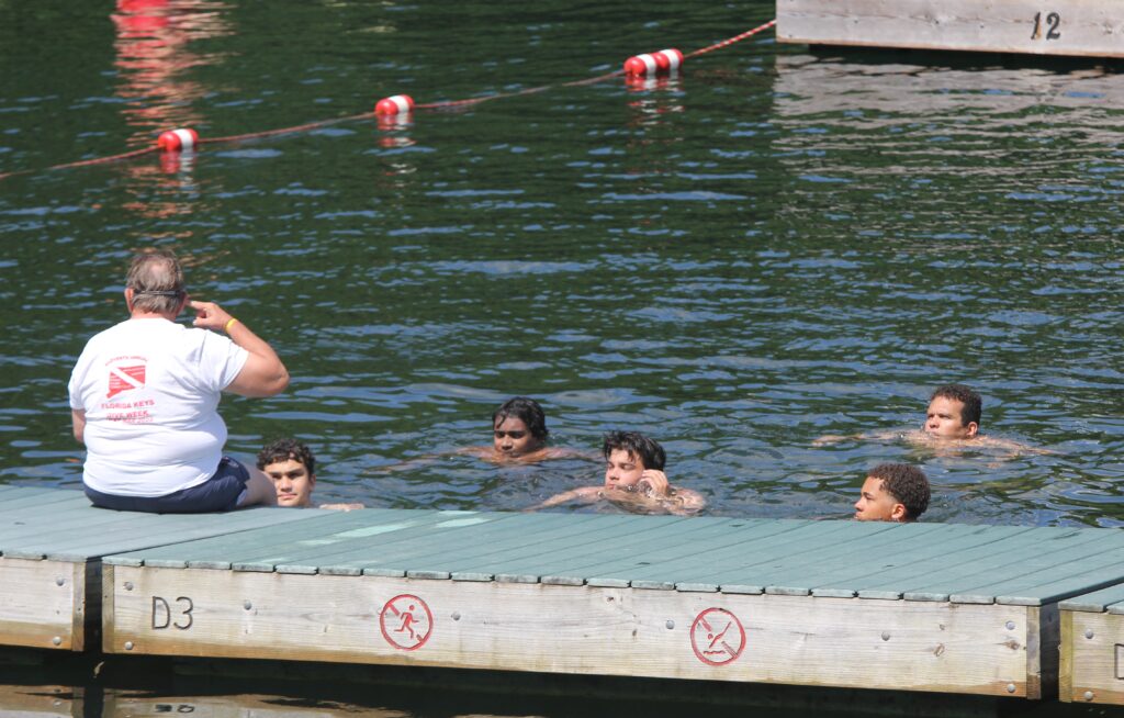 Capt. Steve providing instruction