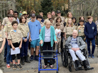 Jimmy and Rosalynn Carter with Troop 101