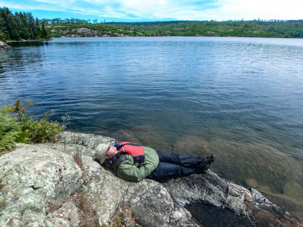 Nap time at Northern Tier