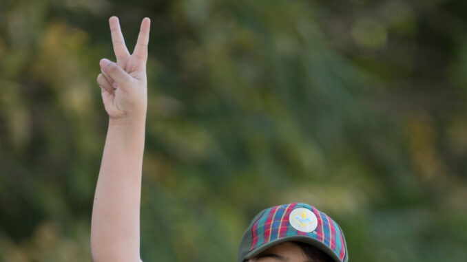Cub Scout salute