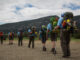 Scouts and adults hiking at Philmont Scout Ranch