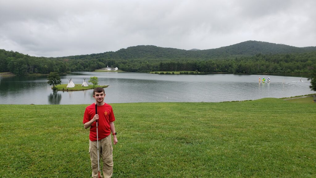 A photo of Eagle Scout Mason Myhand