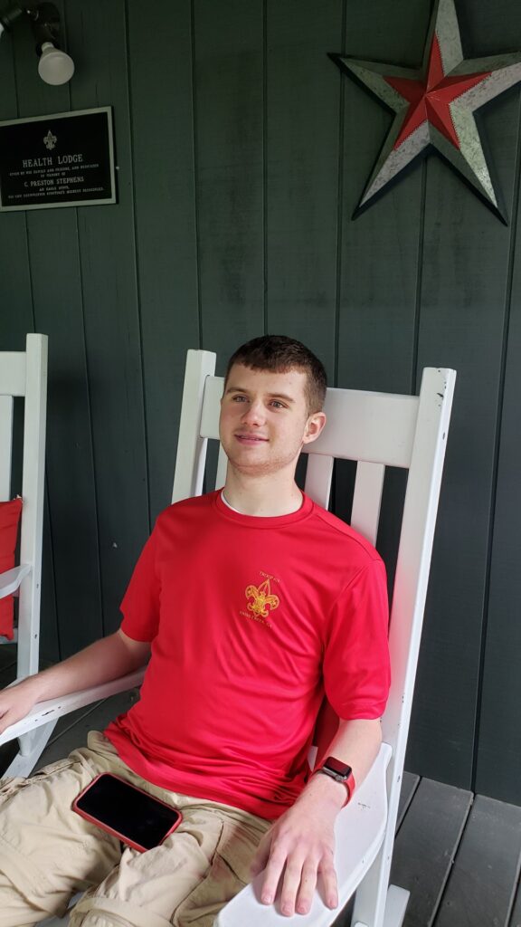 A photo of Eagle Scout Mason Myhand