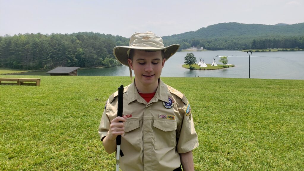 A photo of Eagle Scout Mason Myhand
