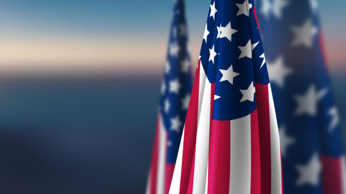 USA Flag Background Illustratiion