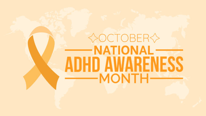 The ADHD Awareness Month logo