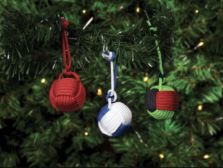 Make a Scout Life knot ornament