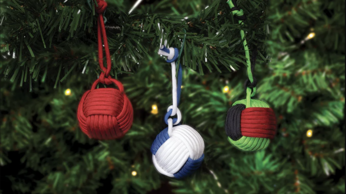 Make a Scout Life knot ornament