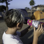 back-of-scouts-head-using eclipse-viewer