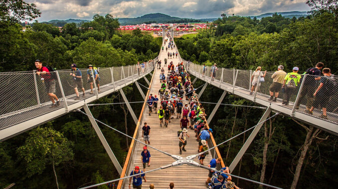 Jamboree attendees at the Summit