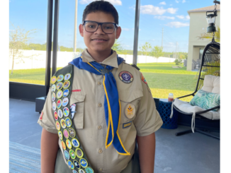 A port of Gabe Hassan, an Eagle Scout who died of leukemia