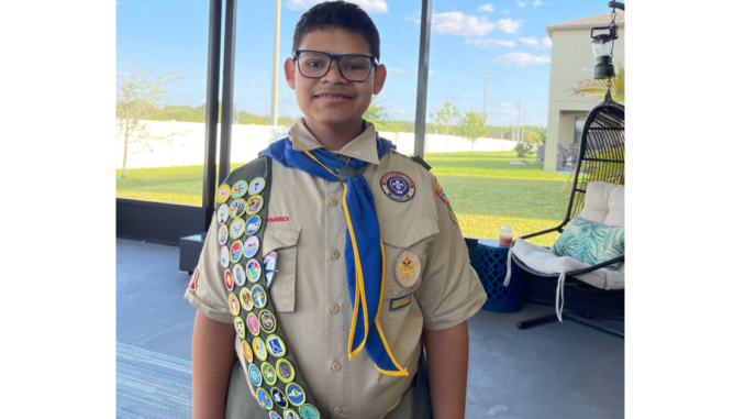 A port of Gabe Hassan, an Eagle Scout who died of leukemia