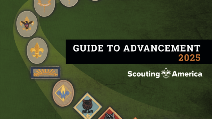 An image of the cover of the Guide to Advancement 2025