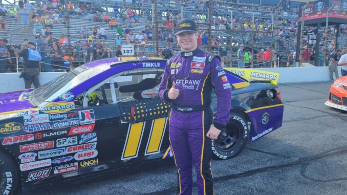 A photo of race car driver Zachary Tinkle