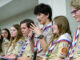 A photo showing members of the Scouts BSA National Youth Council speaking to the Scouting America National Executive Board