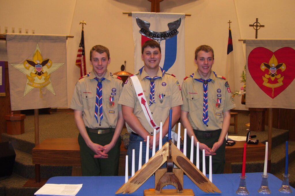 Matthew, Michael and Nicholas were members of Troop 920 in Valparaiso, Ind.