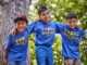 A photo of 3 Cub Scouts