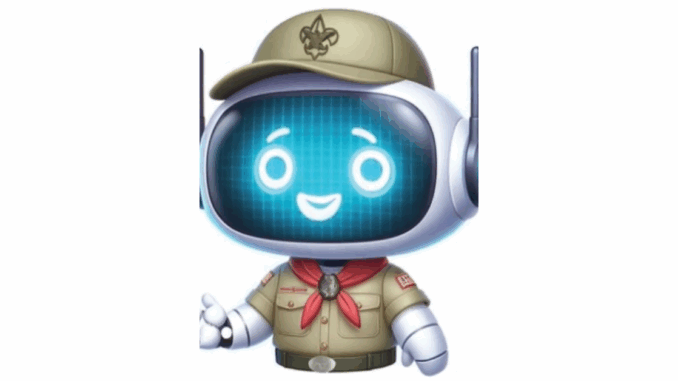 An images of Scoutly, Scouting America's new AI assistant