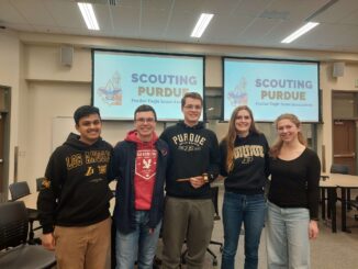 A photo of the Scouting Purdue executive board