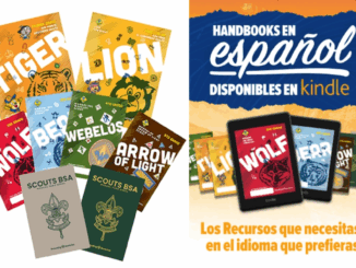 A collage of all the covers of the Spanish-language Scout books